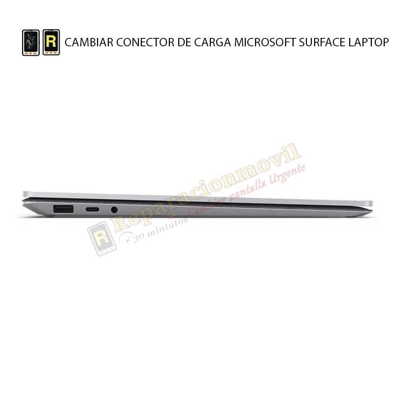Cambiar Conector de Carga Microsoft Surface Laptop 1