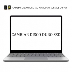 Cambiar Disco Duro SSD Microsoft Surface Laptop 1
