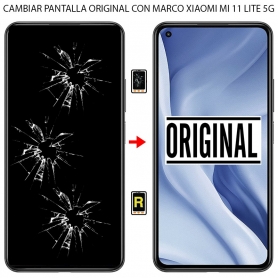 Cambiar Pantalla Xiaomi Mi 11 Lite 5G Original Con Marco