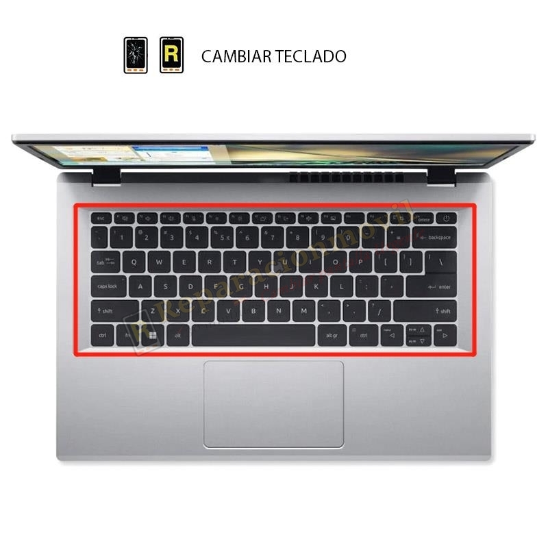 Cambiar Teclado HP Spectre x360 14 Pulgadas