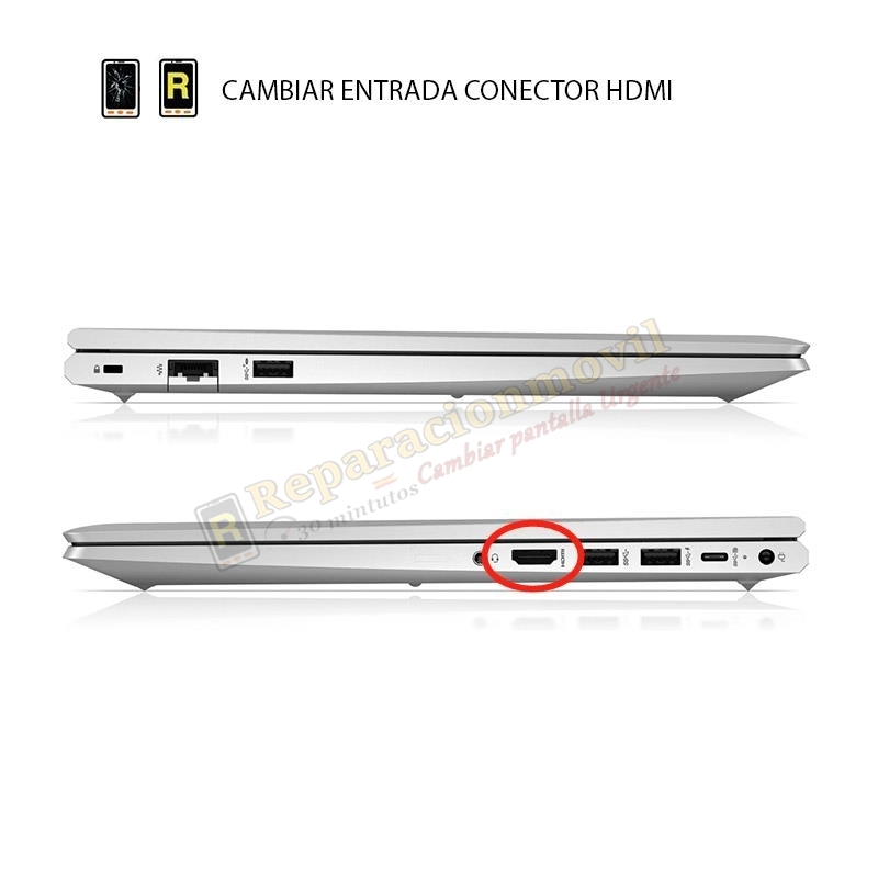 Cambiar Entrada HDMI HP Spectre x360 14 Pulgadas