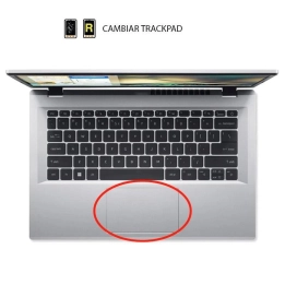 Cambiar Trackpad HP Envy 15 Pulgadas