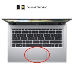Cambiar Trackpad HP Pavilion Plus 14 Pulgadas