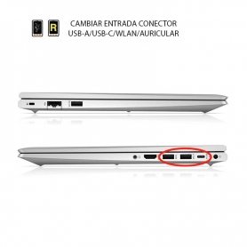 Cambiar Entrada USB C HP Chromebook 14 Pulgadas