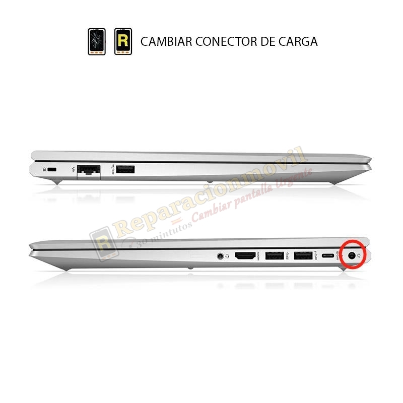 Cambiar Conector de Carga HP Chromebook X360 11 Pulgadas