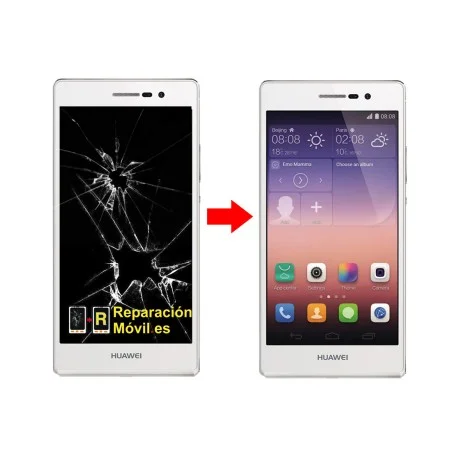 Cambiar Pantalla Huawei P7