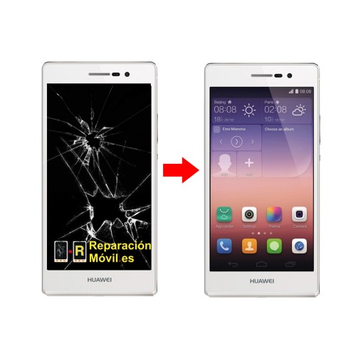 Cambiar Pantalla Huawei P7