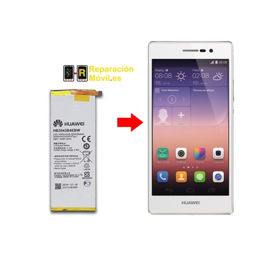 Cambiar Batería Huawei P7
