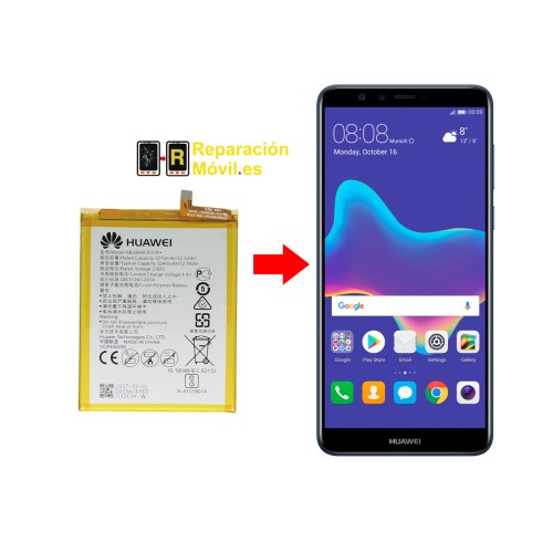 Cambiar Batería Huawei Y9 2018 HB396689ECW