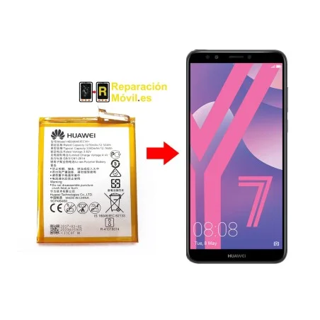 Cambiar Batería Huawei Y7 2018 HB366481ECW