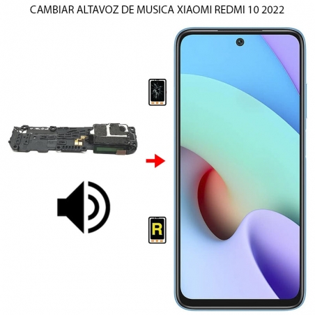 Cambiar Altavoz de Música Xiaomi Redmi 10 2022