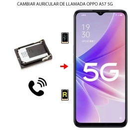 Cambiar Auricular de Llamada Oppo A57 5G