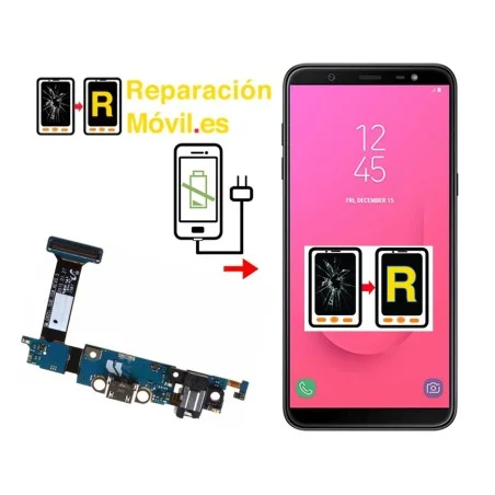 Cambiar Conector de carga Samsung J8 (2018) J810