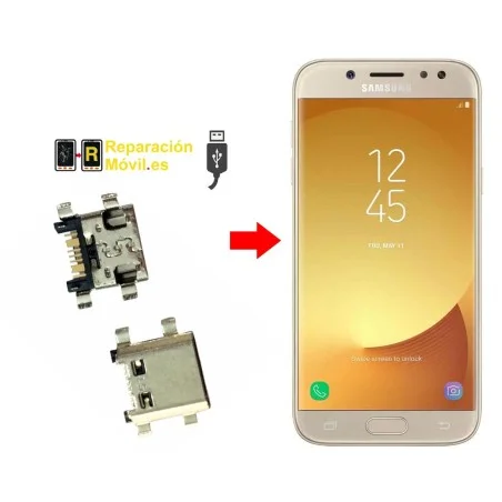 Cambiar Conector de carga samsung j7 2016 SM-J710