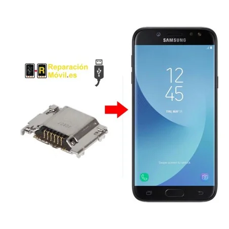 Cambiar conector de carga samsung J5 2017 (J530F)