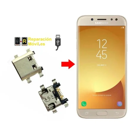 Cambiar conector de carga samsung j5 2016 (J510F)