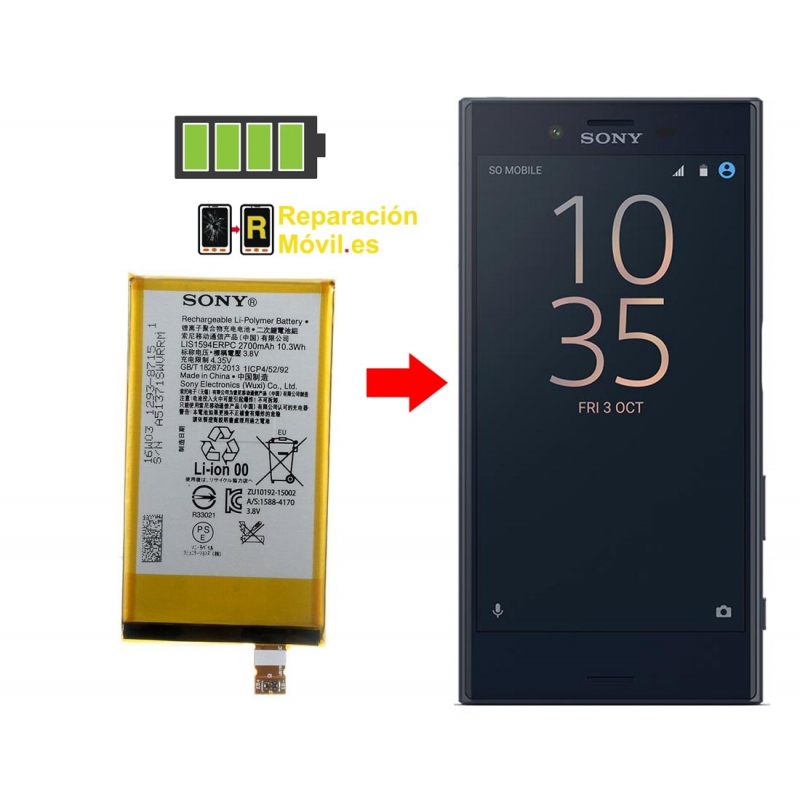 Cambiar Batería Sony X Compact