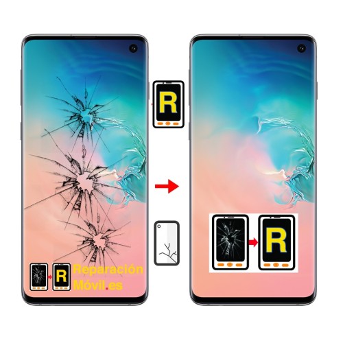 Cambiar Pantalla Samsung Galaxy S10 SM-G973