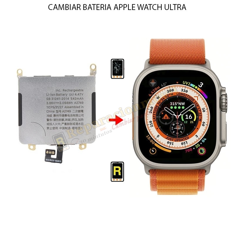 Cambiar Batería Apple Watch Ultra