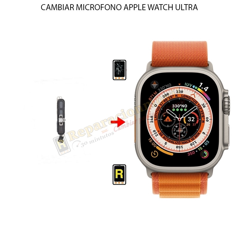 Cambiar Microfono Apple Watch Ultra