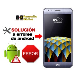 Solución Sistema Error LG X CAM