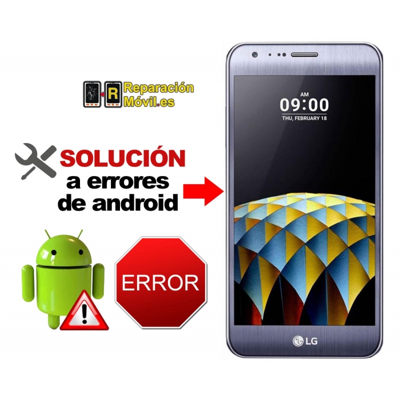 Solución Sistema Error LG X CAM