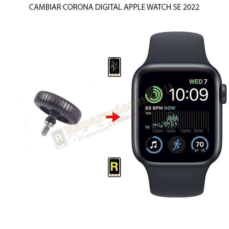 Cambiar Corona Digital Apple Watch SE 2022