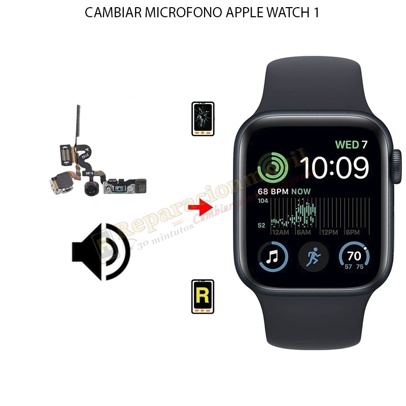 Cambiar Microfono Apple Watch 1