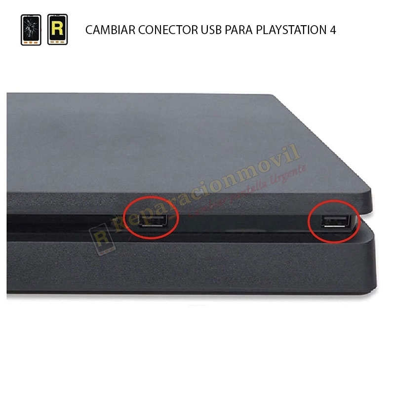 Cambiar Conector USB-A PlayStation 4 Slim