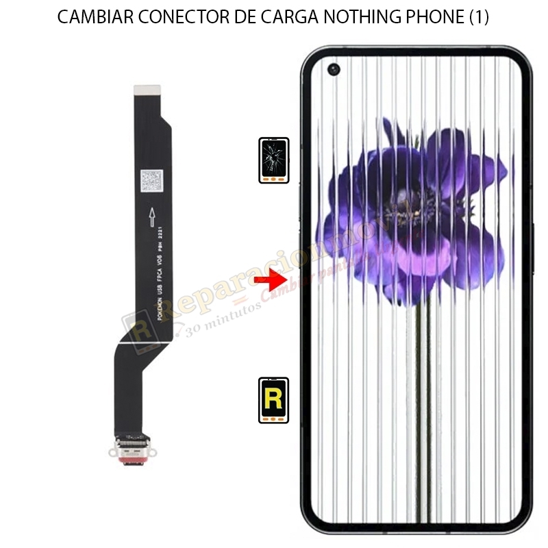 Cambiar Conector de Carga Nothing Phone (1)