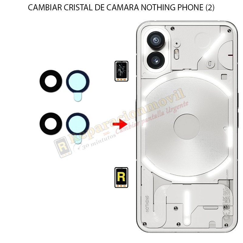 Cambiar Cristal Cámara Trasera Nothing Phone (2)