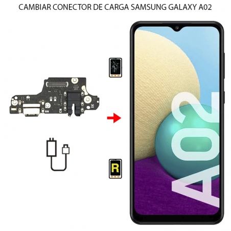 Cambiar Conector de Carga Samsung Galaxy A02