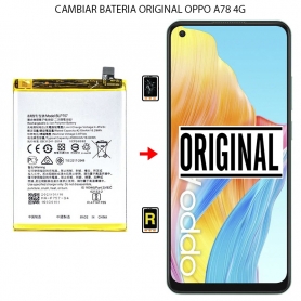 Cambiar Batería Oppo A78 4G Original
