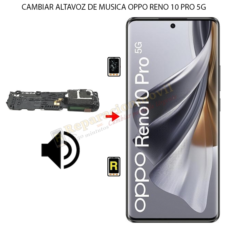 Cambiar Altavoz de Música Oppo Reno 10 Pro 5G