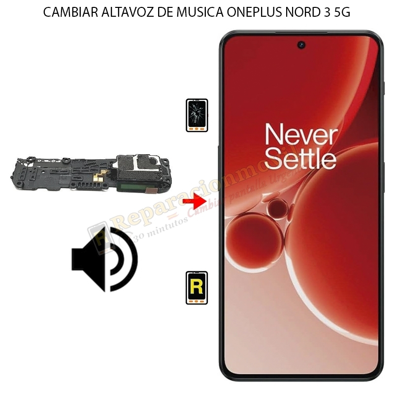 Cambiar Altavoz de Música OnePlus Nord 3 5G
