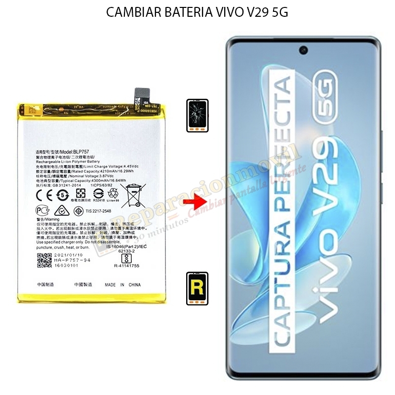 Cambiar Batería Vivo V29 5G