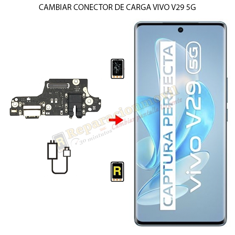 Cambiar Conector de Carga Vivo V29 5G