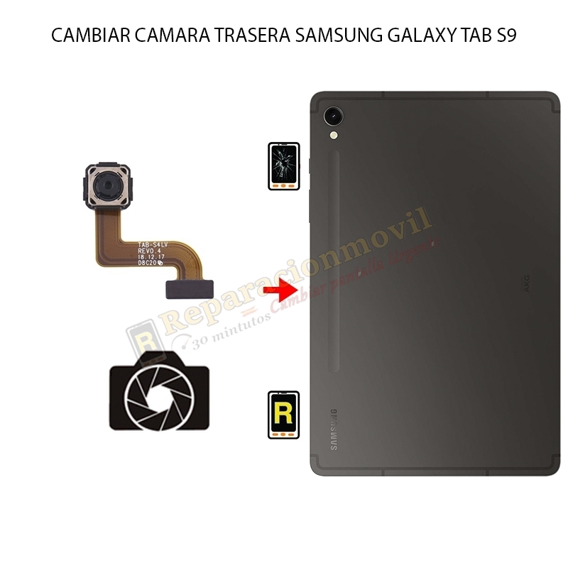 Cambiar Cámara Trasera Samsung Galaxy Tab S9