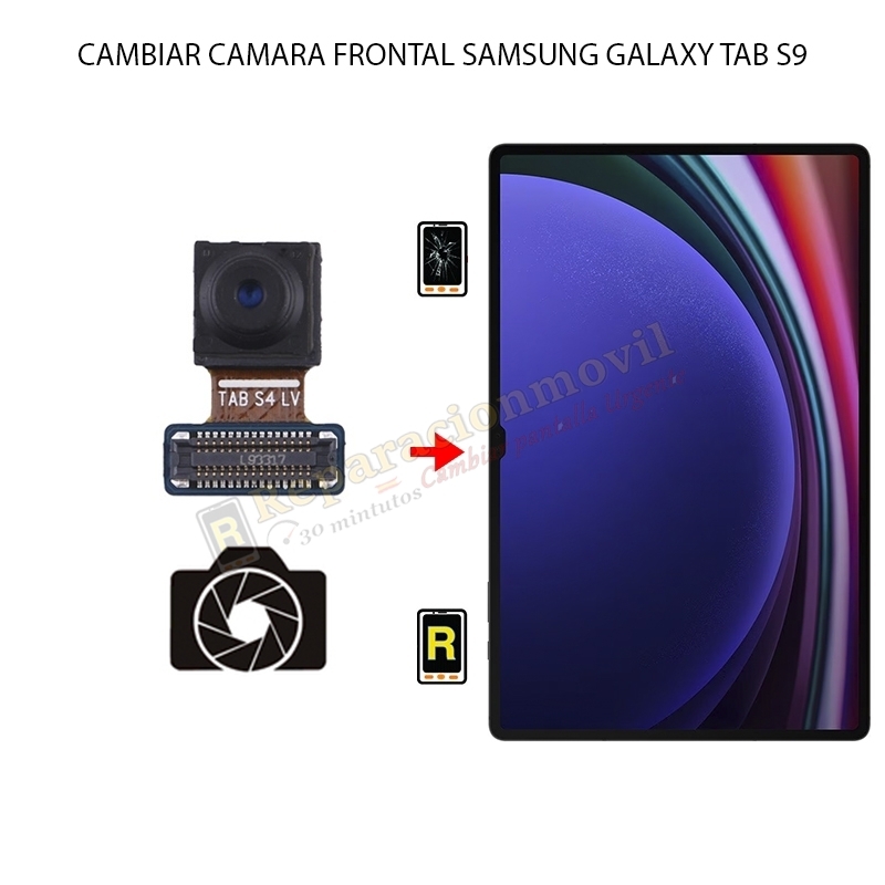 Cambiar Cámara Frontal Samsung Galaxy Tab S9