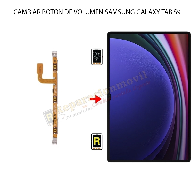 Cambiar Botón De Volumen Samsung Galaxy Tab S9