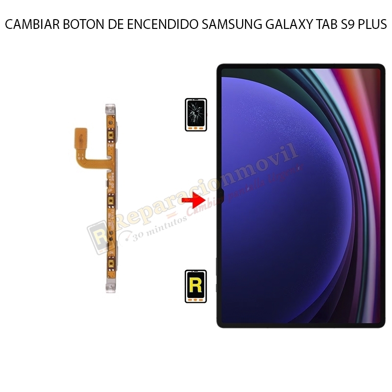 Cambiar Botón De Encendido Samsung Galaxy Tab S9 Plus
