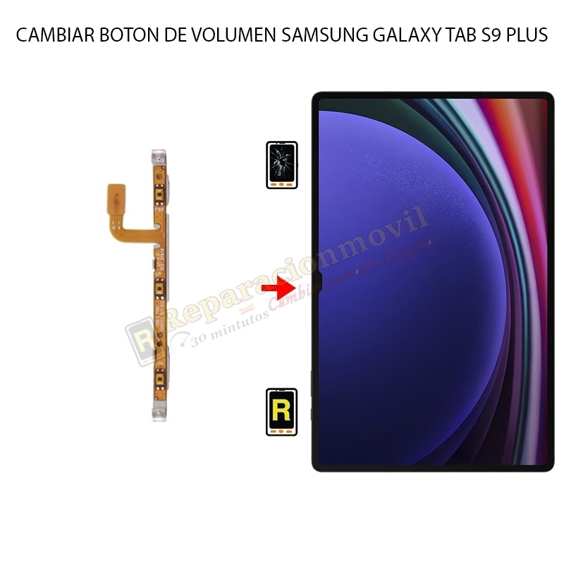 Cambiar Botón De Volumen Samsung Galaxy Tab S9 Plus