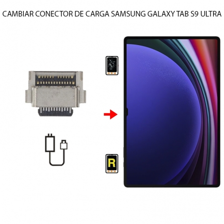 Cambiar Conector De Carga Samsung Galaxy Tab S9 Ultra