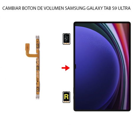 Cambiar Botón De Volumen Samsung Galaxy Tab S9 Ultra