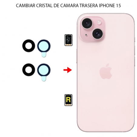 Cambiar Cristal Cámara Trasera iPhone 15