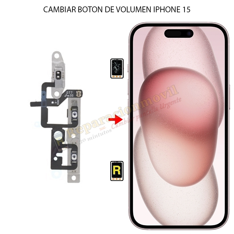 Cambiar Botón de Volumen iPhone 15