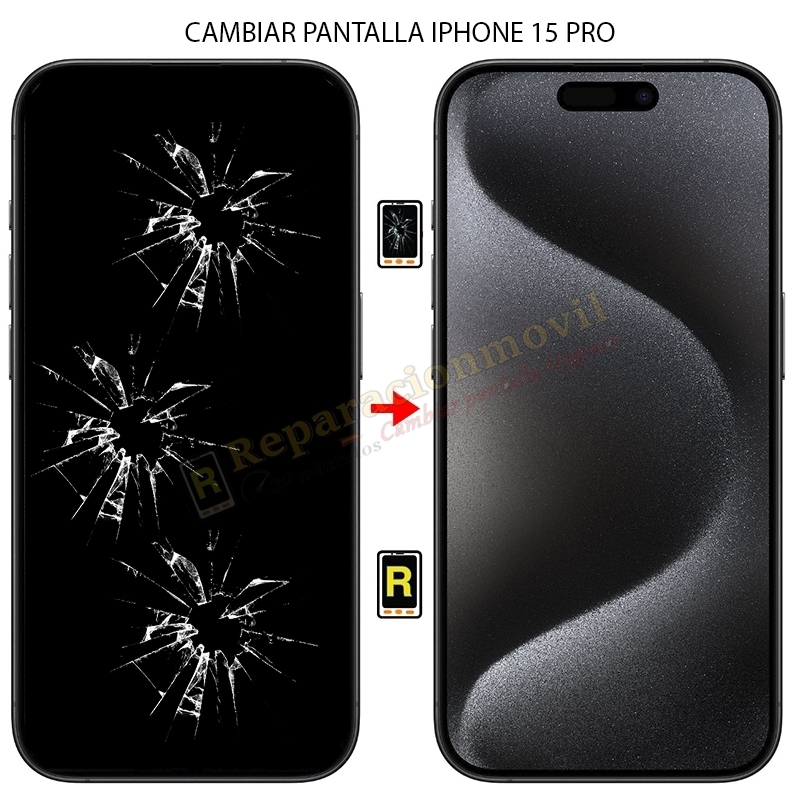 Cambiar Pantalla iPhone 15 Pro Compatible