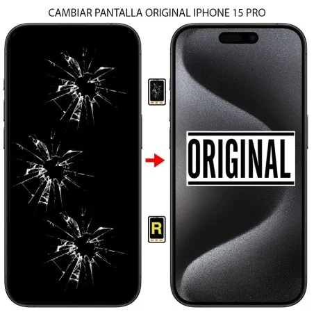 Cambiar Pantalla iPhone 15 Pro Original