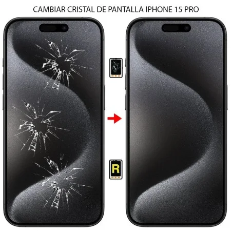 Cambiar Cristal de Pantalla iPhone 15 Pro