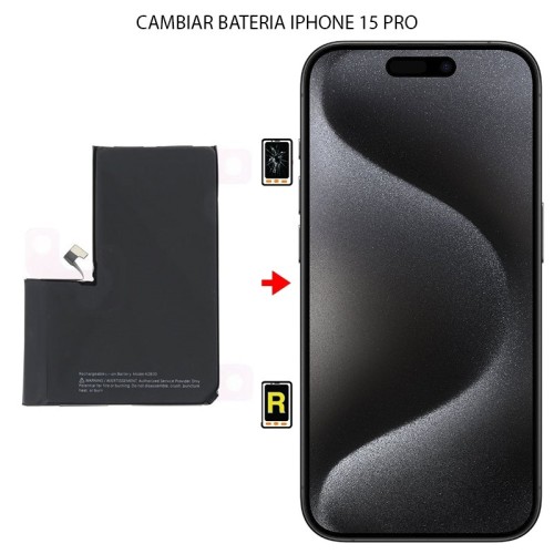 Cambiar Batería iPhone 15 Pro